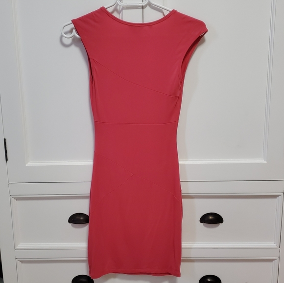 Guess Bodycon Sexy Pink Dress S - Picture 2 of 5